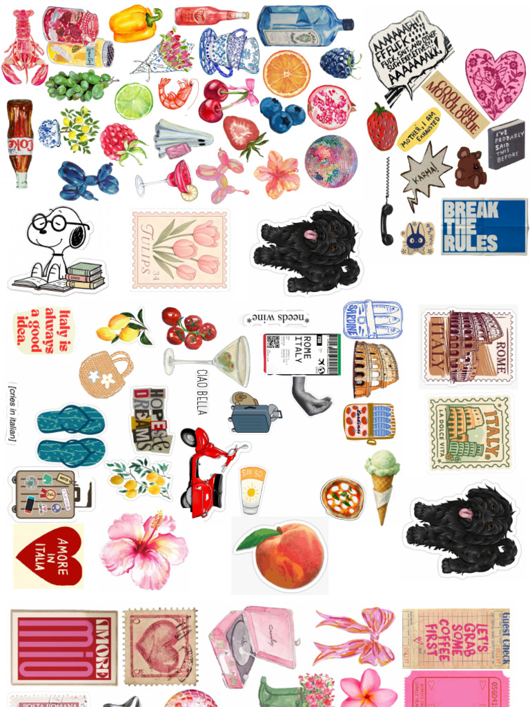 Plancha de Stickers Hecha | PDF