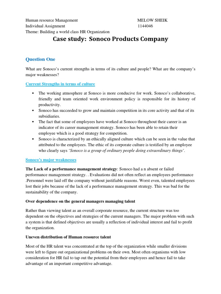 Human resource development case study with solutions picture