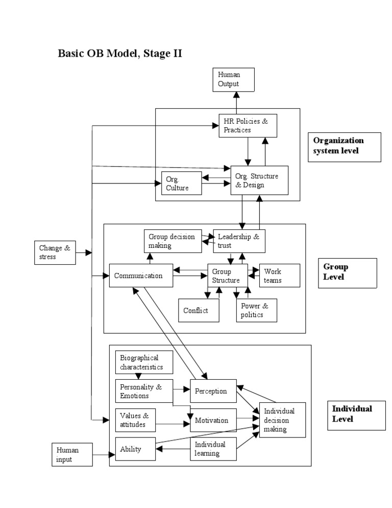Basic OB Model, Stage II Earth & Life Sciences Neuroscience