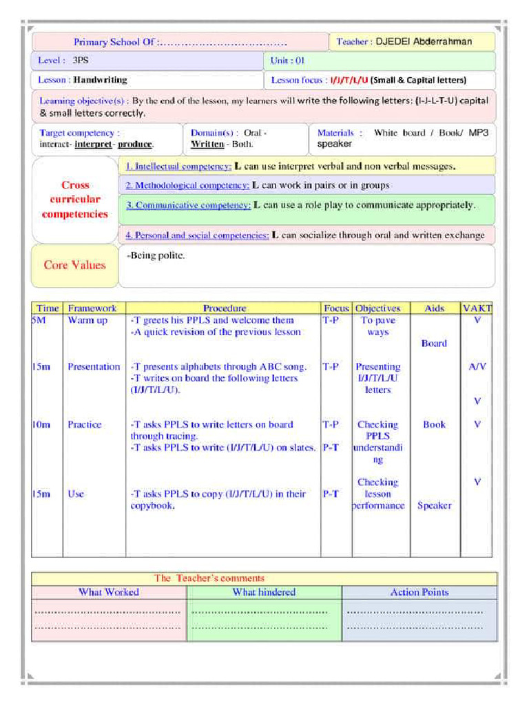Unit 1 2 3 Lesson Plans | PDF