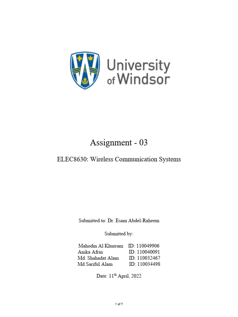 Assignment 3 Solution | PDF