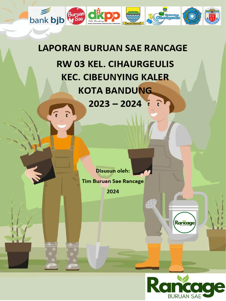 Laporan Buruan Sae Rancage 2023-2024 | PDF
