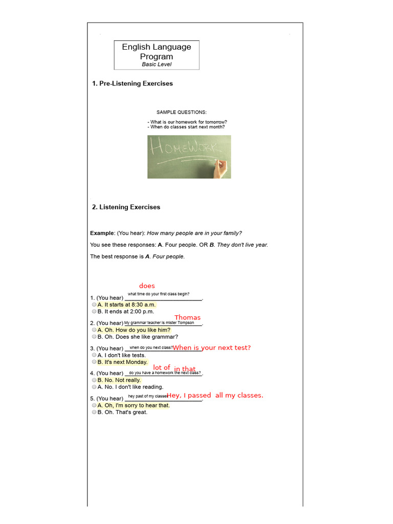 English Language Programs_rpta | PDF