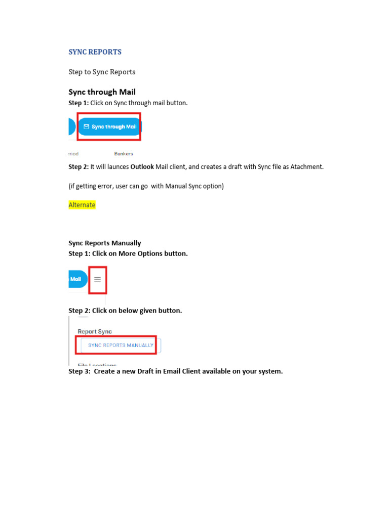 5. ERA - Sync Report Instructions | PDF