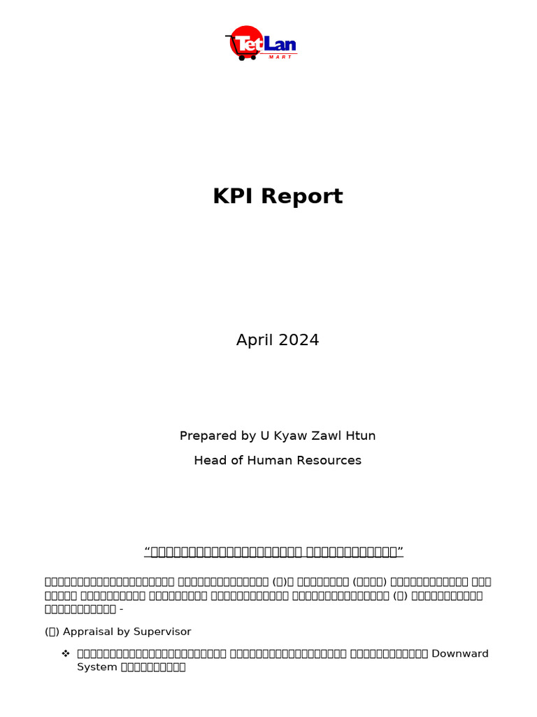 KPI Report | PDF
