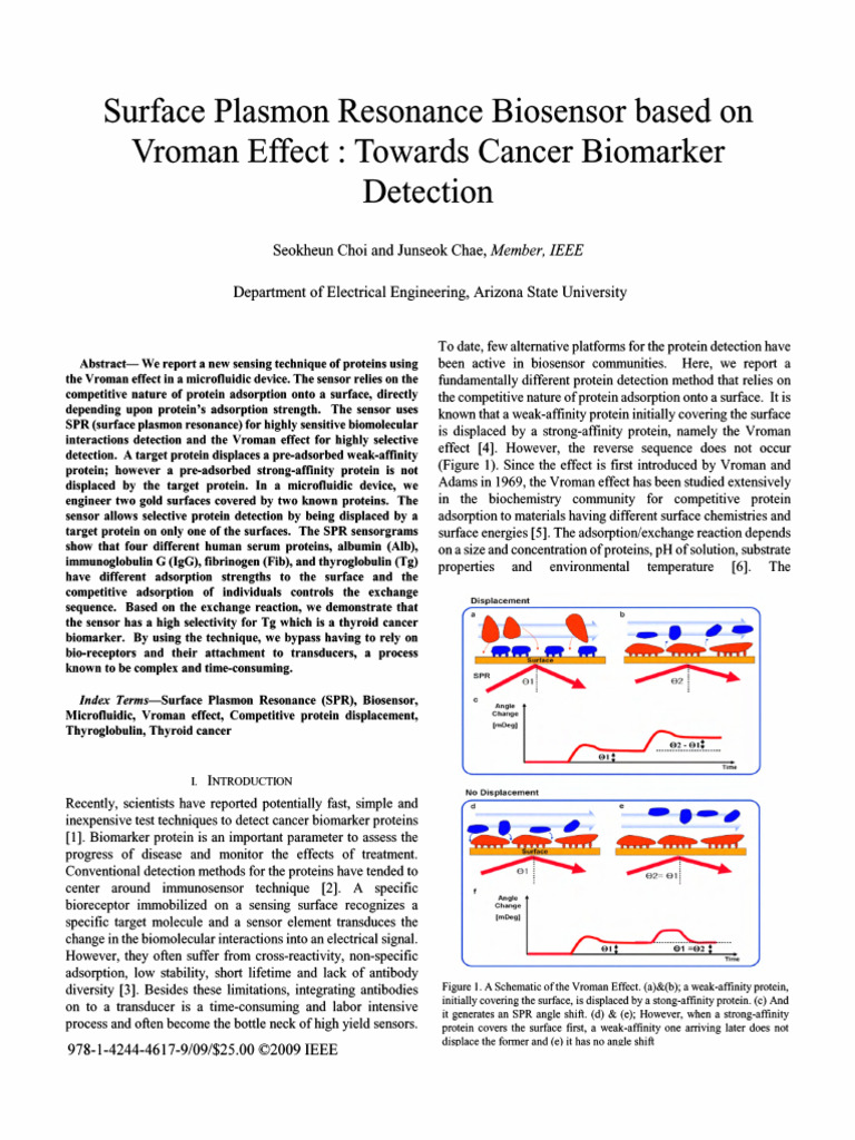 2009Surface Plasmon Resonance Biosensor | PDF | Surface Plasmon ...