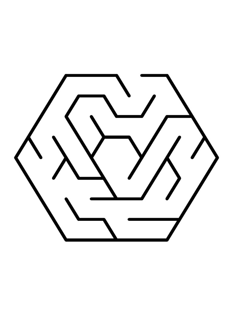 Hexagonal Delta Maze With 4 Cells Side | PDF
