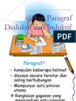 Paragraf Deduktif, Induktif