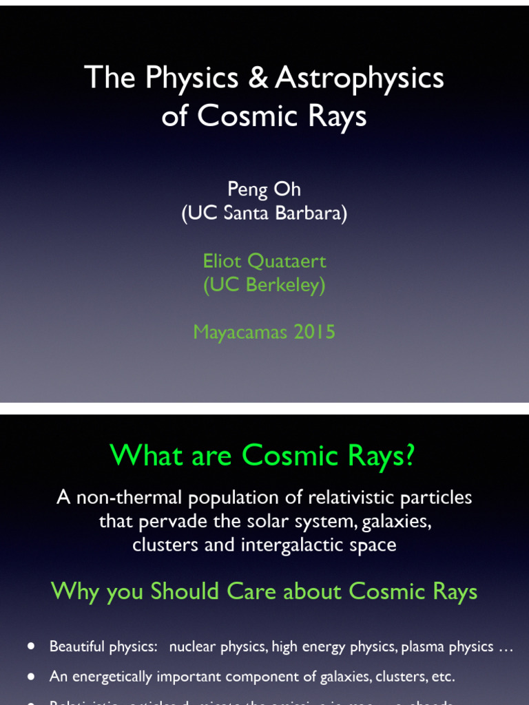 Cosmic Rays | PDF