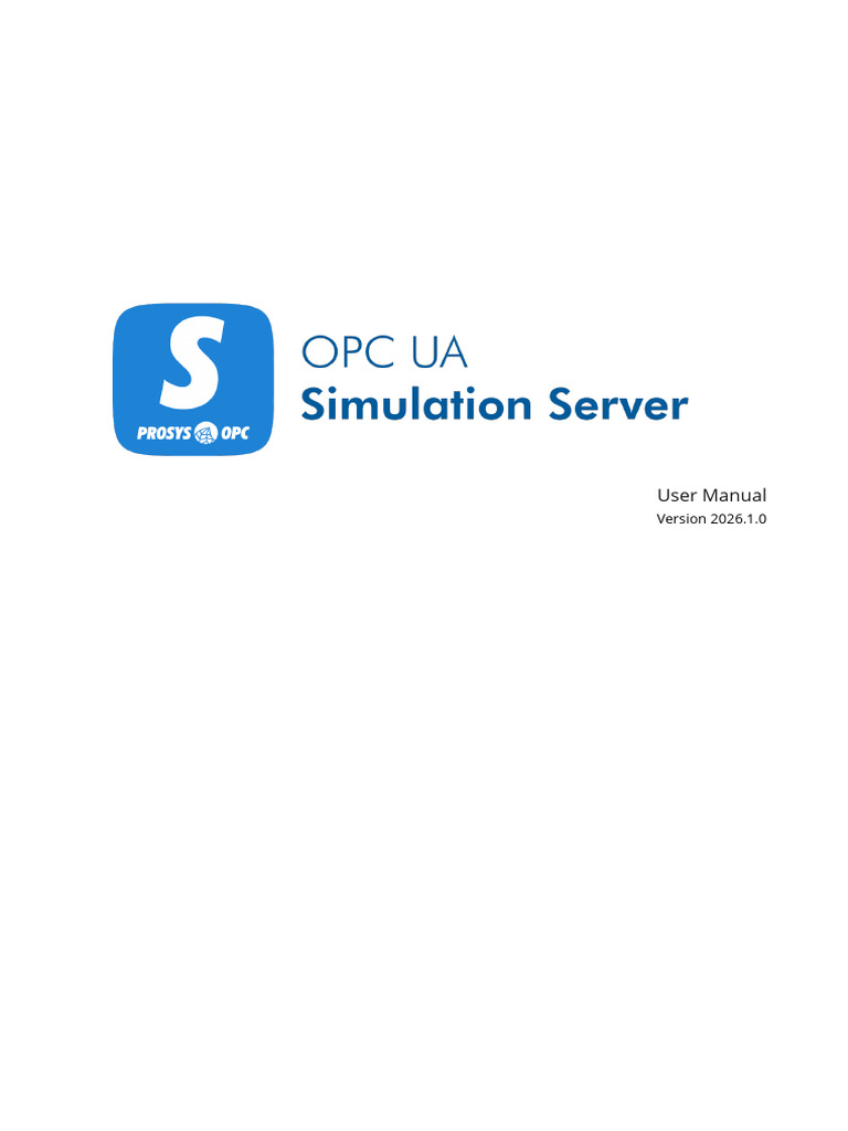 Prosys OPC UA Simulation Server UserManual | PDF | Parameter (Computer ...