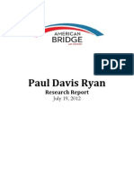 American Bridge Paul Ryan Research Book