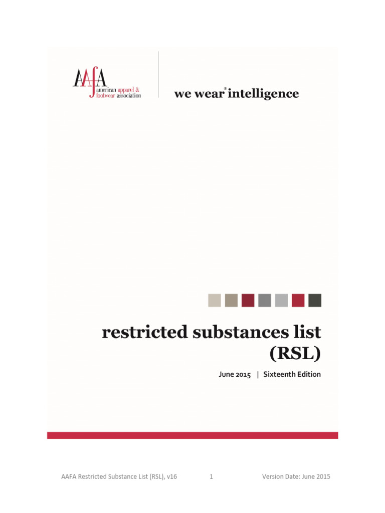 RSL English | PDF | Chemical Substances | Gas Chromatography–Mass ...