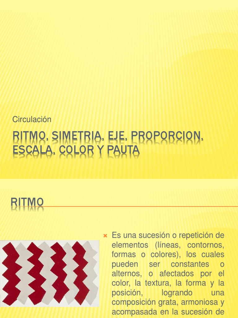 Ritmo y Simetría en Composición Visual | PDF | Simetría | Ritmo
