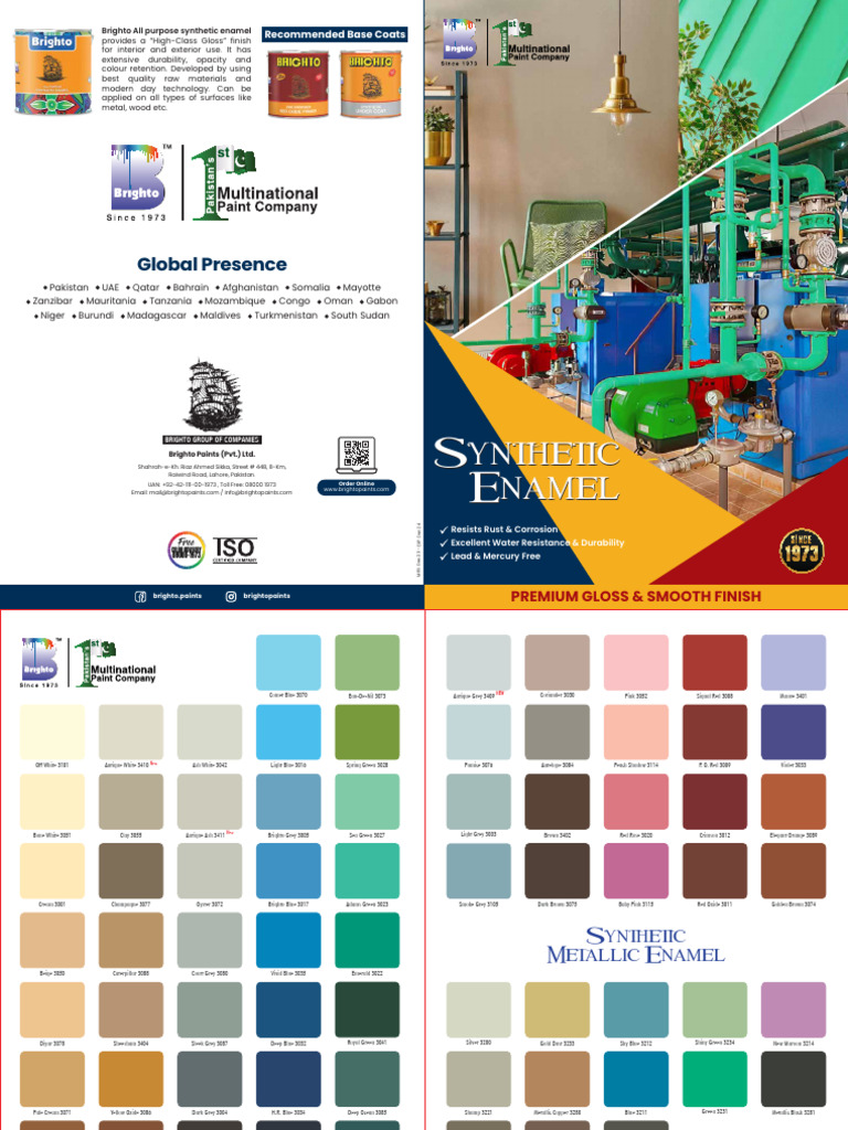 Synthetic Enamel 2023 | PDF | Blue | Paint