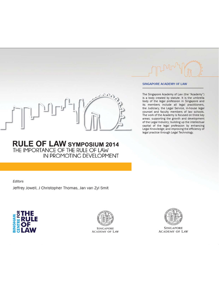 The Importance of The Rule of Law in Promoting Development | PDF | Rule ...