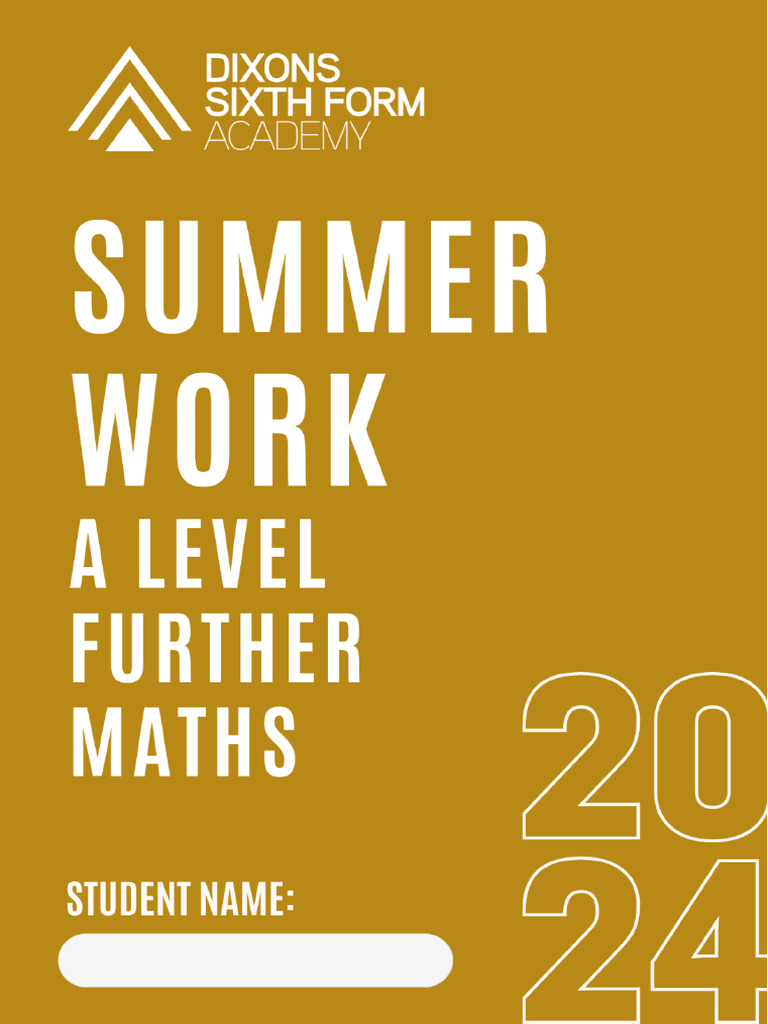 Further Maths | PDF | Mathematics