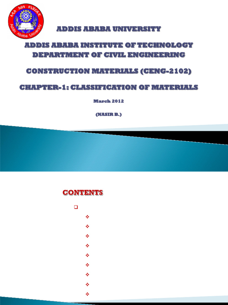 Chapter-1 Classification of Materials | PDF | Chemical Bond | Crystal