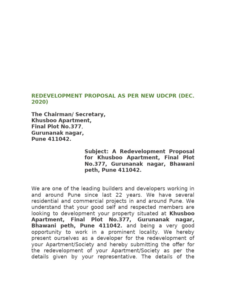 Redevelopment Proposal Khusboo | PDF | Tile | Door