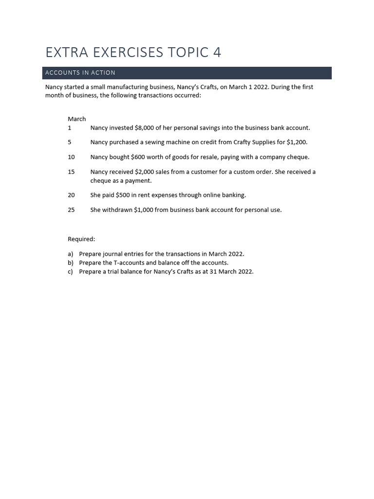 Extra exercises topic 4_41a716d03728e5c85e96d17569663470 | PDF