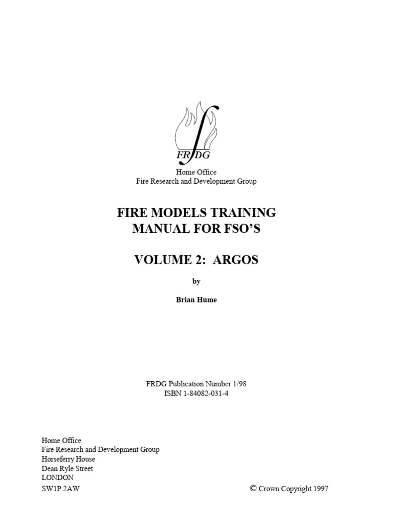 Fire Models Training Vol.2 | PDF