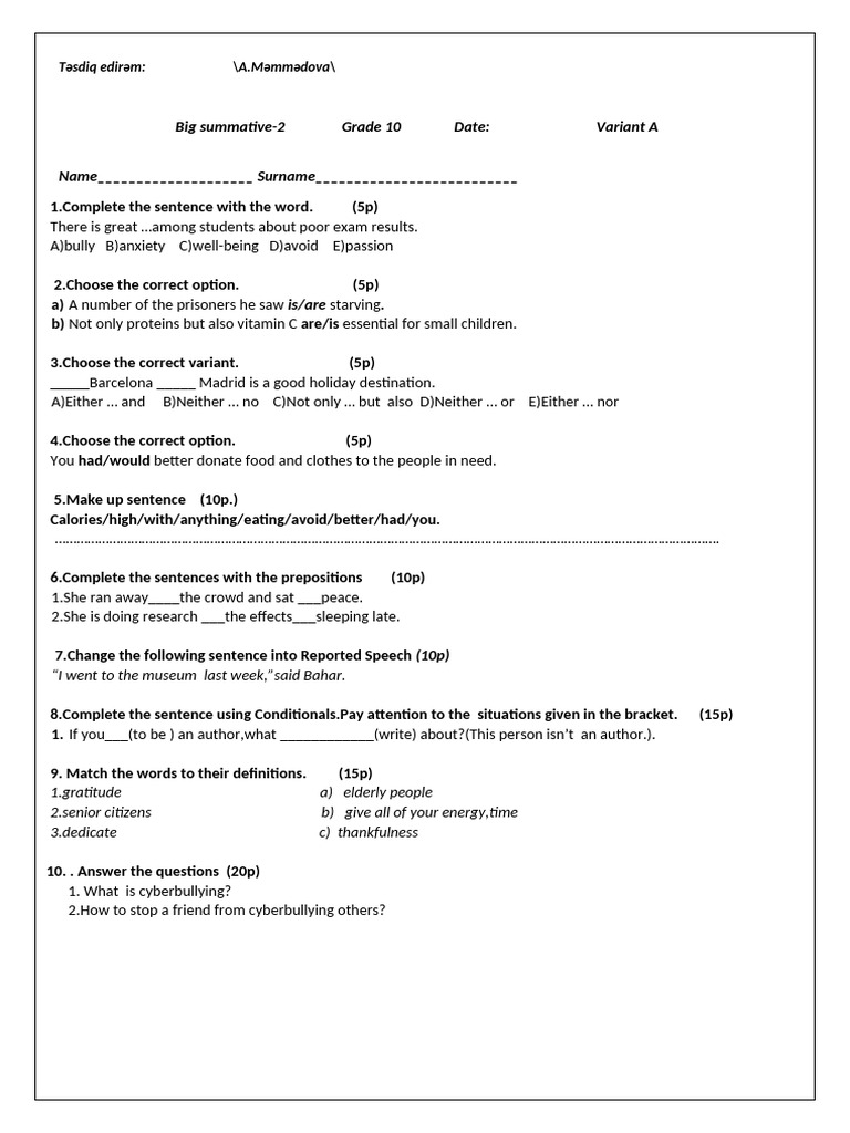 10 BSQ 2 - A Variant | PDF