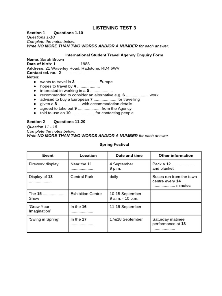 TEST 3 VOL 3 Checked | PDF