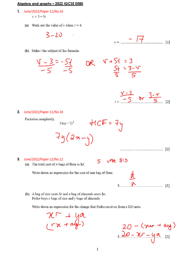 Algebra Paper Solutions | PDF | Chess Theory | Chess