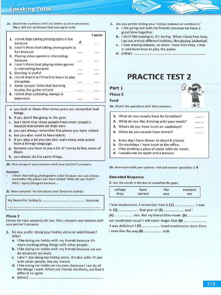 Speaking Tutor | PDF