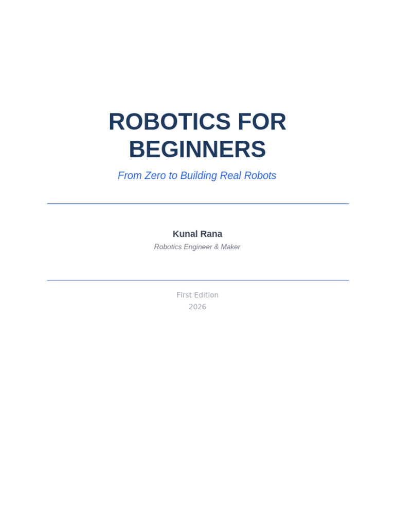 Robotics for Beginners Interior | PDF | Arduino | Series And Parallel ...