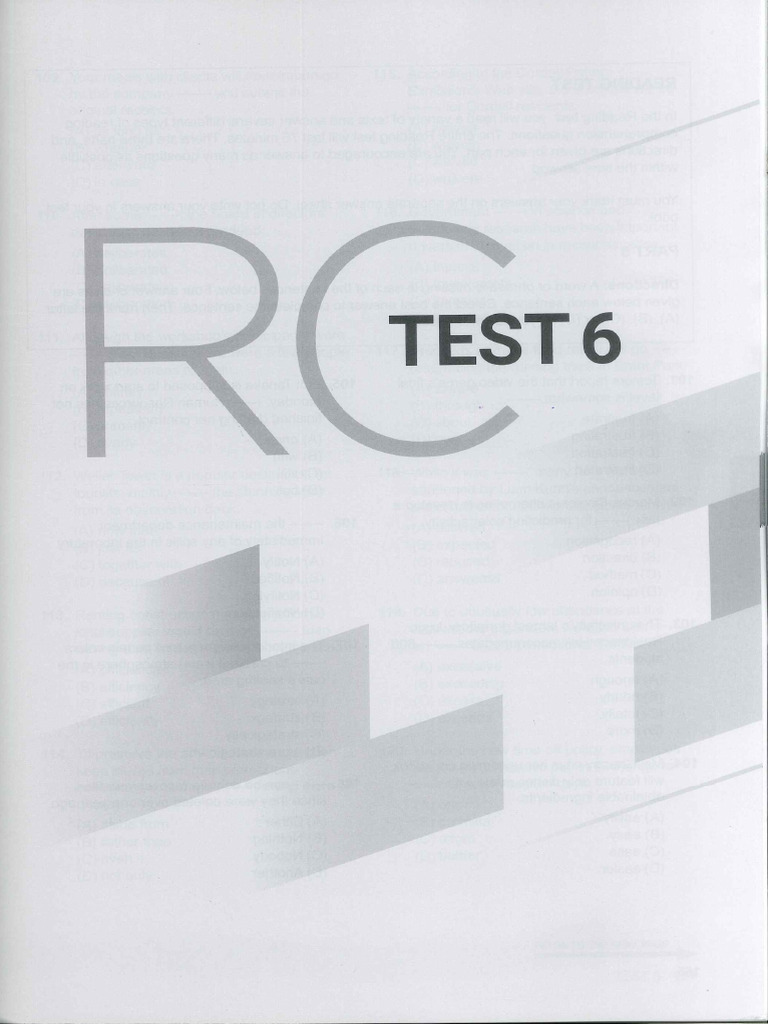 part 7 test 6-10 | PDF