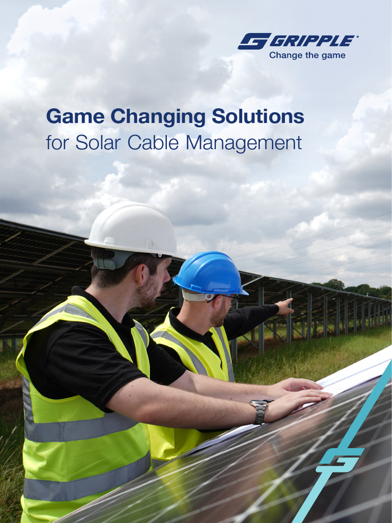 Above Ground Cable Management System | PDF | Photovoltaic System ...