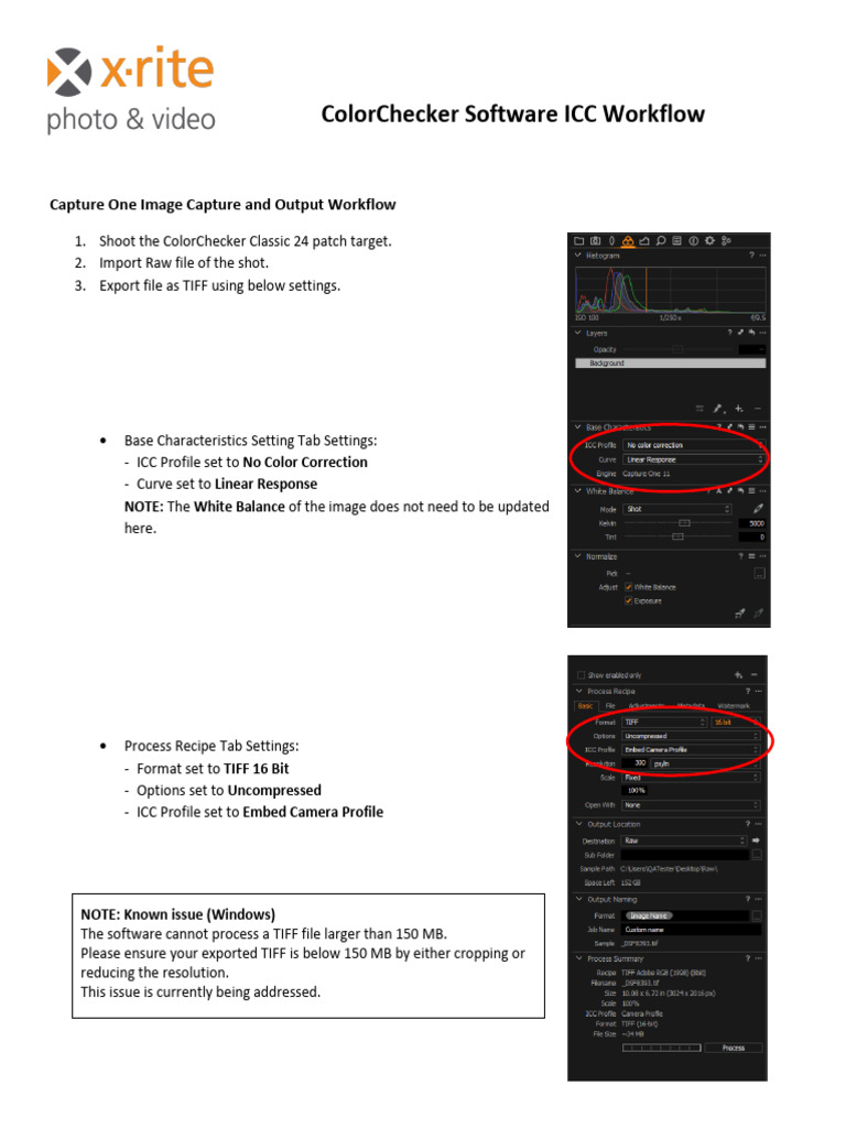 ColorChecker Software ICC Workflow-Color en 1-7-19 | PDF