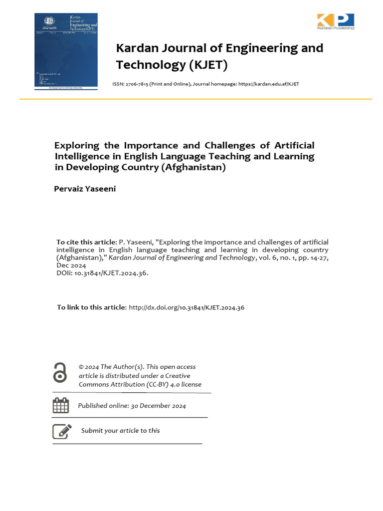 Exploring the Importance and Challenges of Artificial Intelligence ...