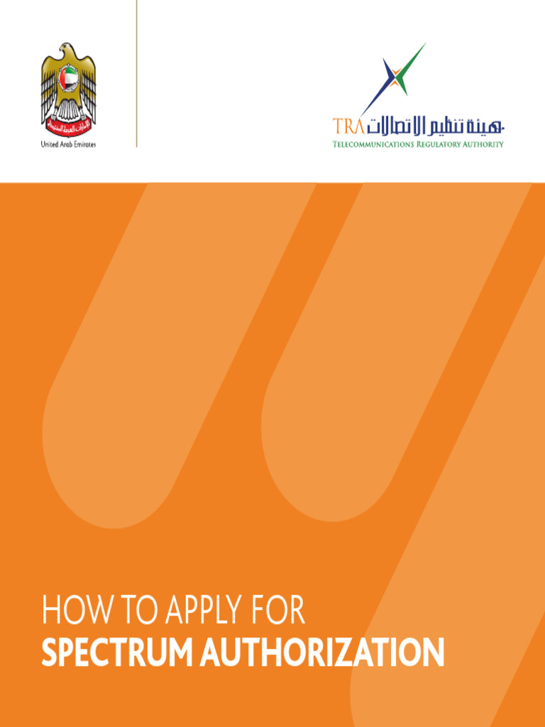 How To Apply For Spectrum Authorization | PDF | Radio Spectrum | Wire ...