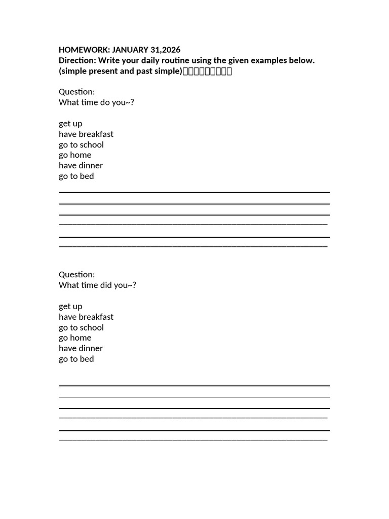 Homework | PDF