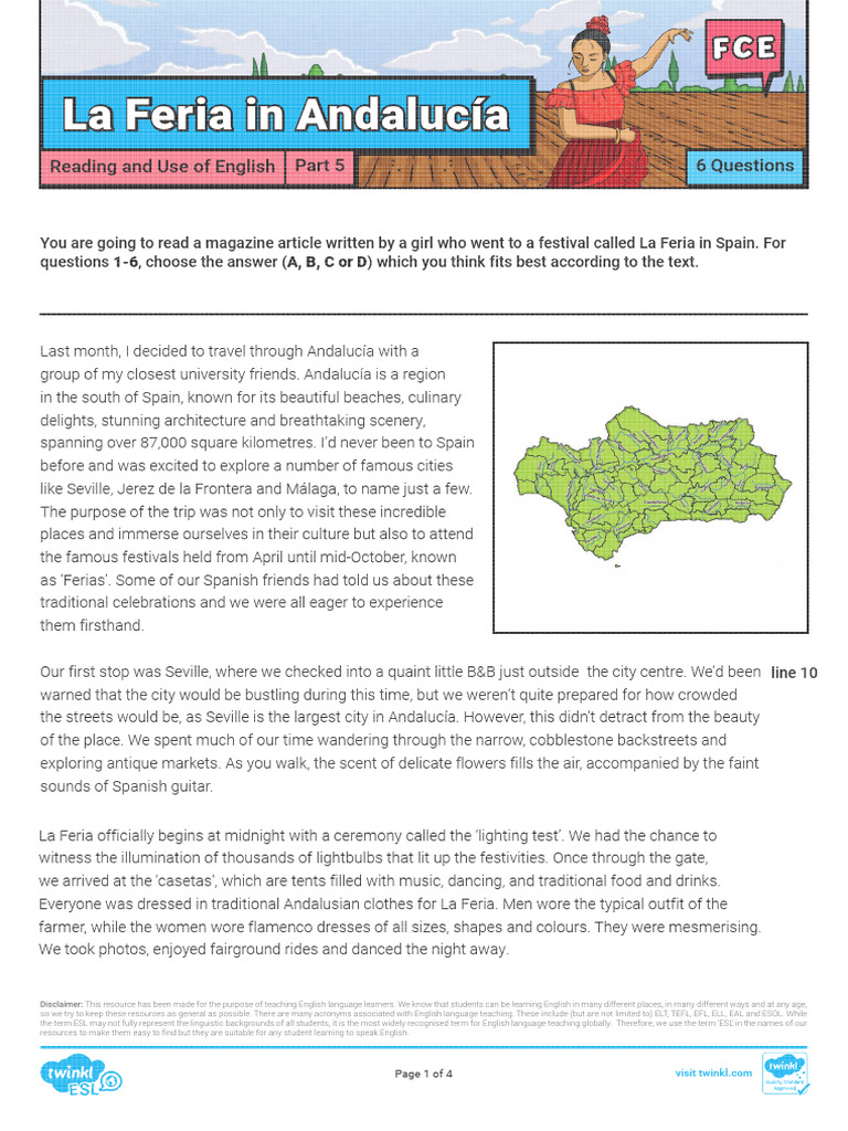B2 First for Schools Reading Part 5 practice | PDF | English As A ...