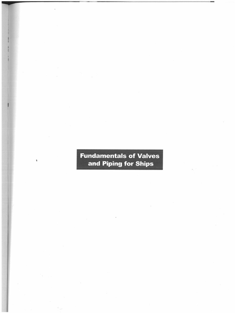 Fundamentals of Valves and Piping | PDF
