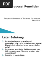 Download Proposal Penelitian Pengaruh Gabapentin Terhadap Ketakutan Berpidato by Syukri La Ranti SN10209589 doc pdf