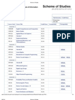 Scheme of Studies