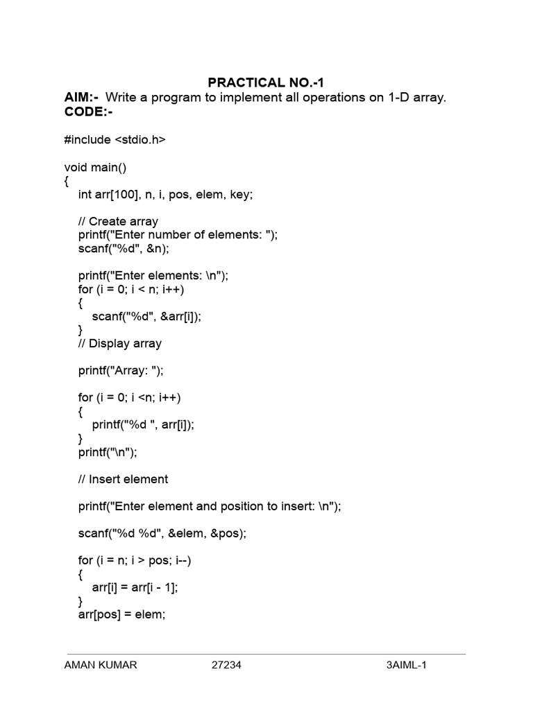 Aman Ads Practical | PDF | Queue (Abstract Data Type) | Computer Data