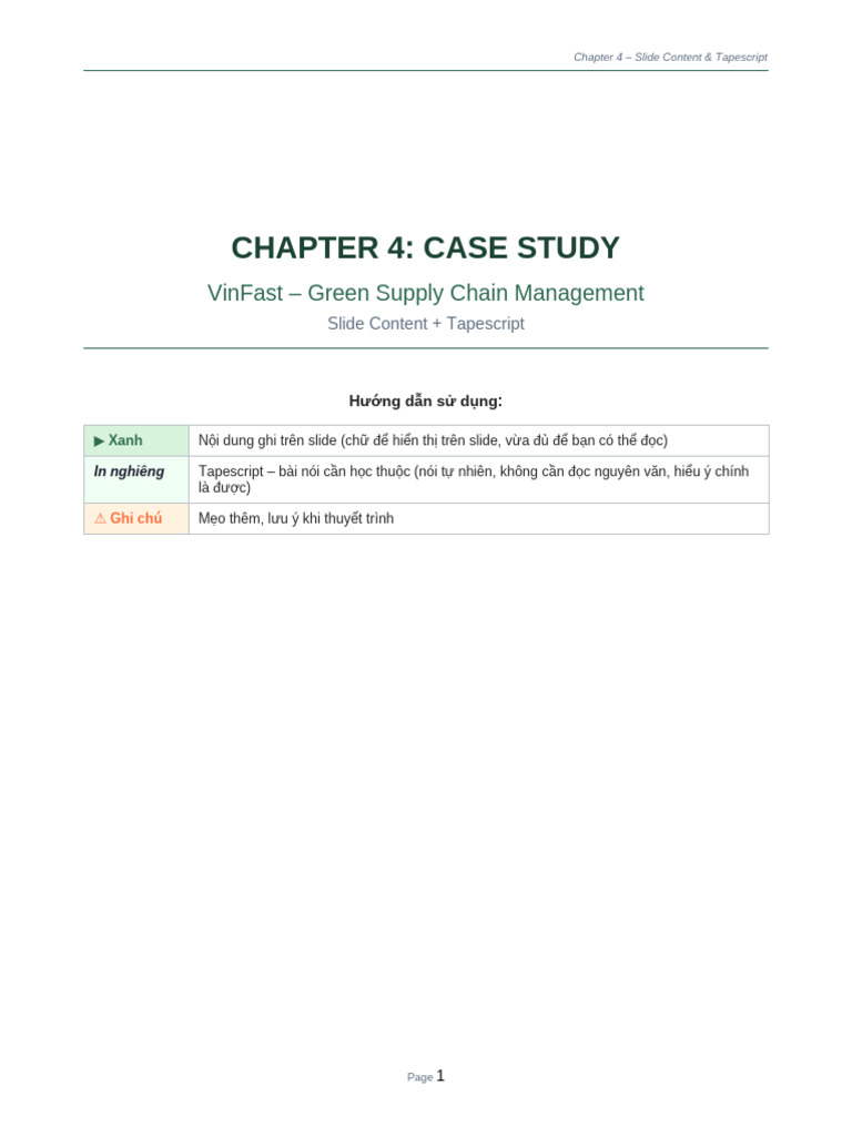 Chapter4 Slides and Tapescript | PDF | Electric Vehicle | Logistics