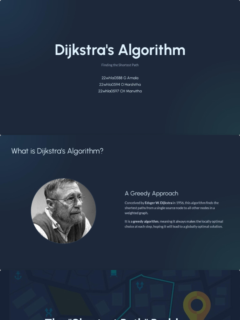 Dijkstra's Algorithm Presentation | PDF