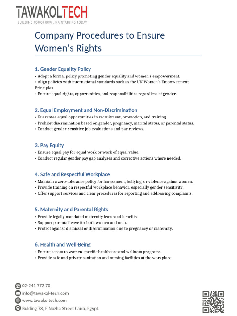 Womens Rights Procedures | PDF