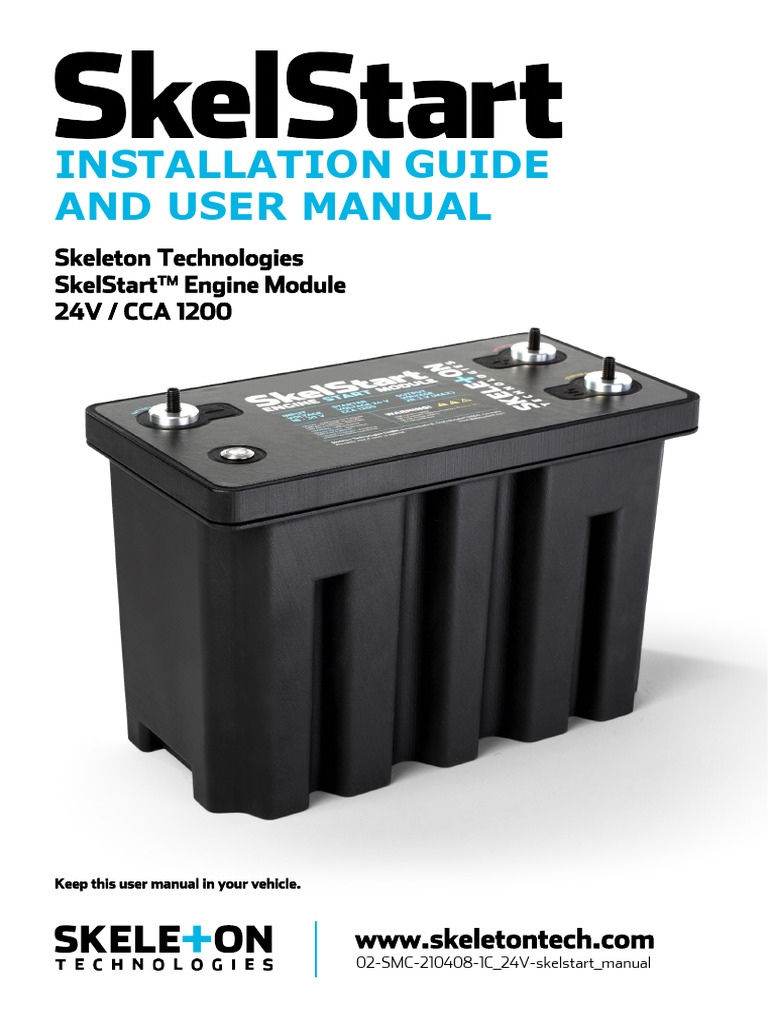 02-SMC-210408-1C_24V-skelstart_manual | PDF | Electronics | Electric Power