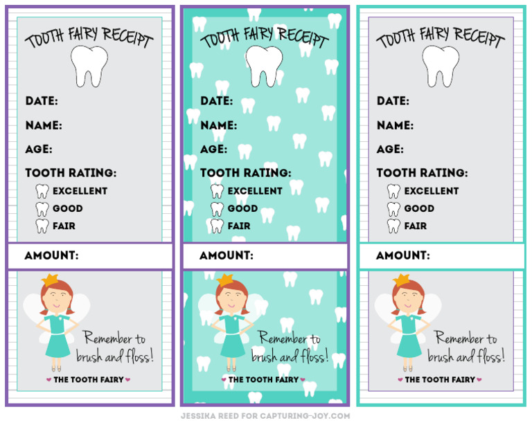 Toothfairy Receipt | PDF