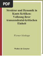Struktur Und Dynamik in Kants Kritiken Kantstudien Erganzungshefte German Edition