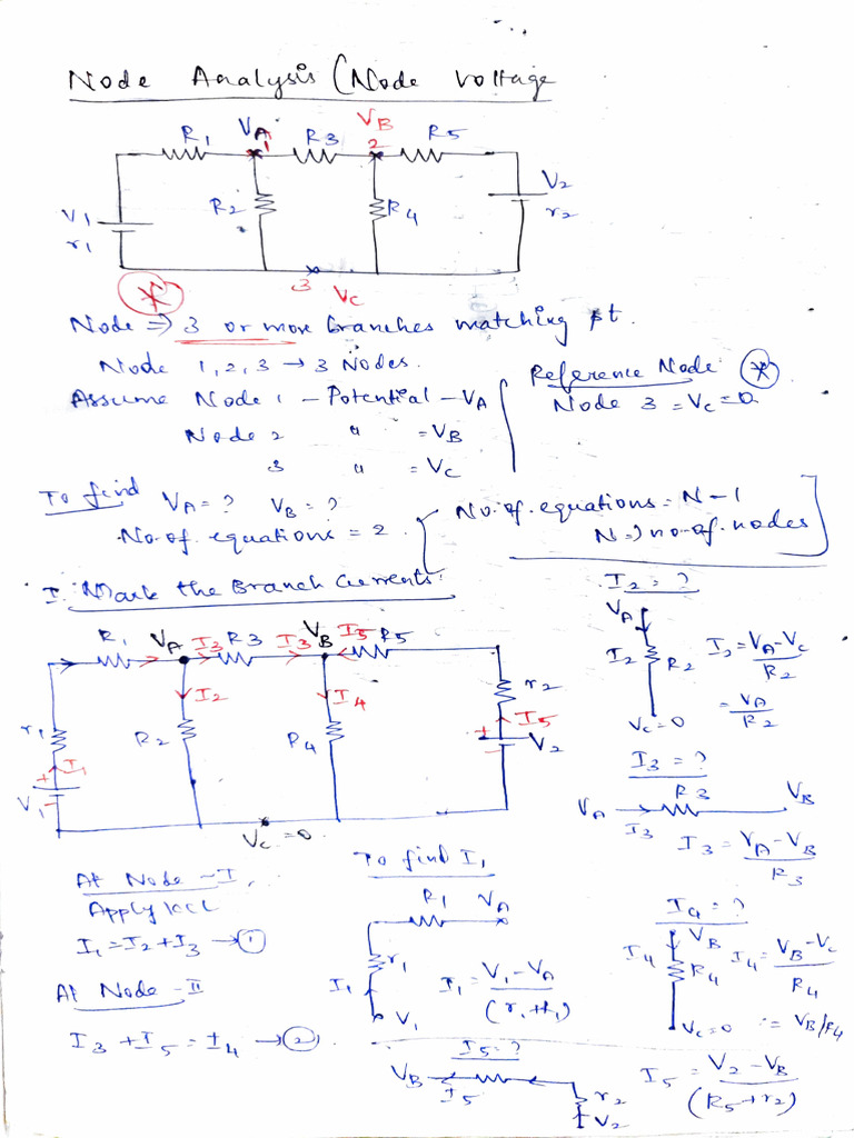 Nodal Analysis | PDF