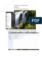 Vamos Al Menu Inicio y Seleccionamos La Opcion Panel de Control