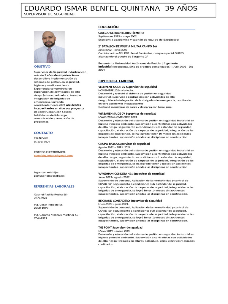 Cv Eduardo Act | PDF