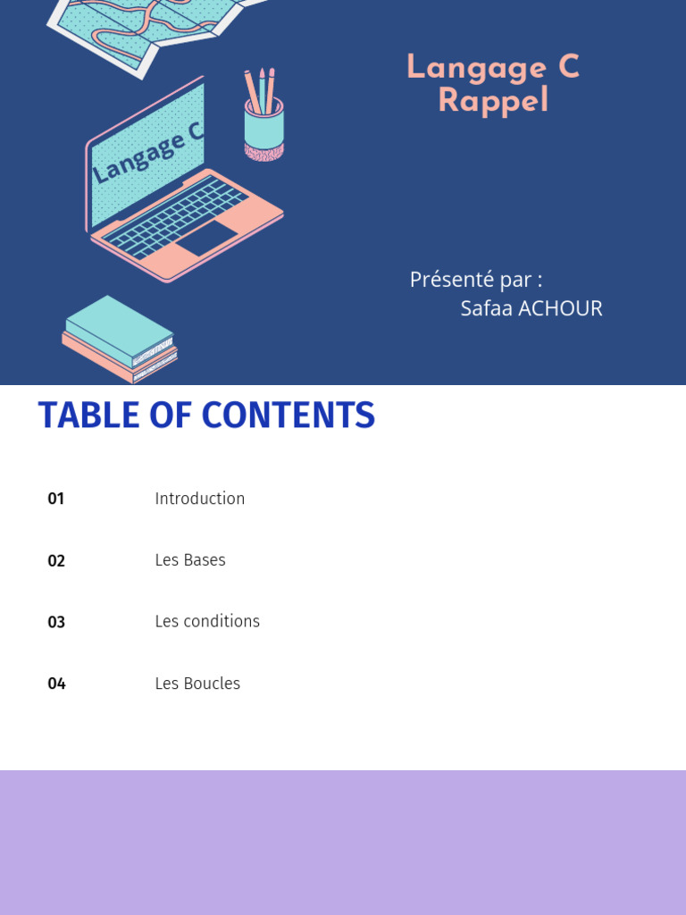 Cours Langage C - Introduction Rappel V23 | PDF | Structure de contrôle ...